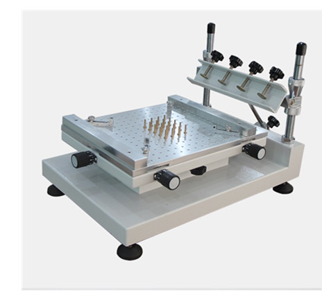 琦琦自動化 標準精密錫膏手動印刷臺 紅膠 油墨 銀漿絲印臺(圖1) 1-211105112054O6.jpg